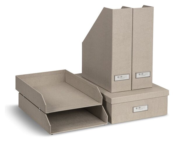 Karton rendszerező szett dokumentumokhoz 5 db-os Holger – Bigso Box of Sweden