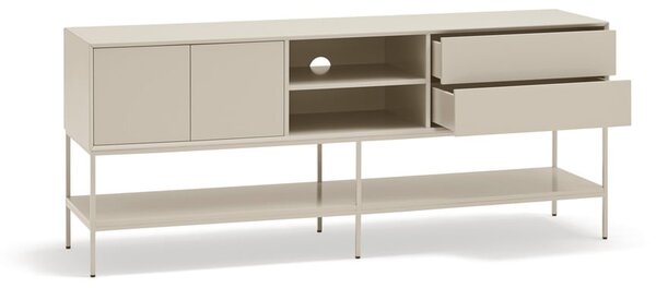 Krémszínű TV-állvány 175x74x45 cm Platt – Teulat