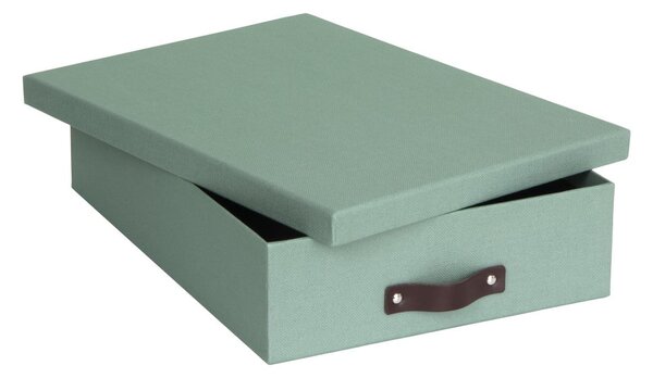 Zöld karton rendszerező dokumentumokhoz Oskar Canvas Paper Laminate – Bigso