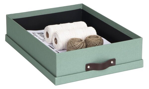 Zöld karton rendszerező dokumentumokhoz Oskar Canvas Paper Laminate – Bigso