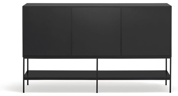 Fekete komód 166x98x45 cm Platt – Teulat