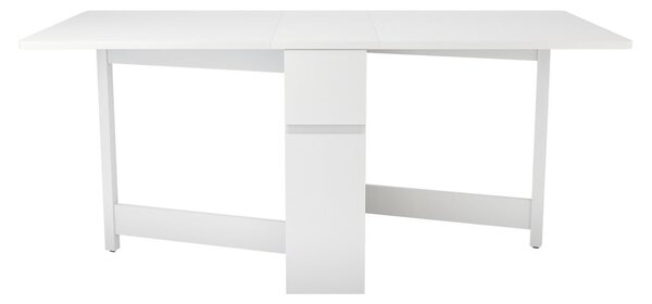 Kungla fehér többfunkciós kinyitható asztal - Woodman