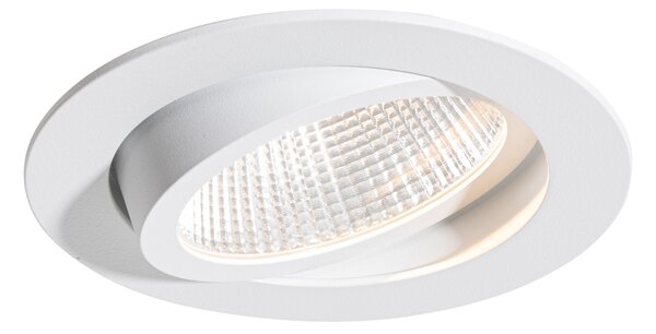 Süllyesztett spotlámpa fehér 9,5 cm LED-del, 1015 lm, dimmelhető, IP65 - Gaius