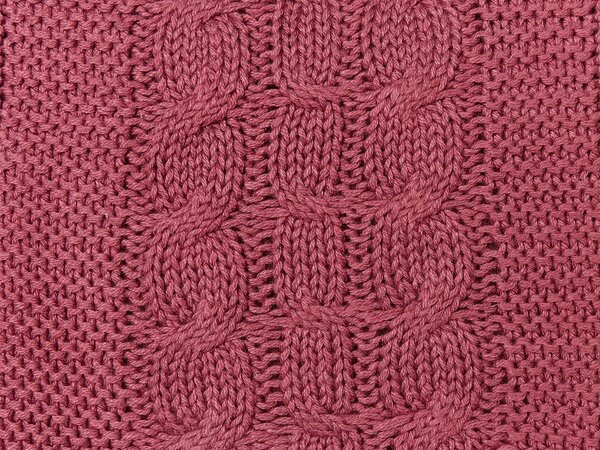 2 db díszpárna CADETIA Pamut 45 x 45 cm Burgundi Egyszínű