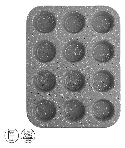 Fém muffin sütőforma 26,5x35 cm Grande – Orion