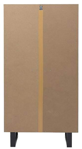 Cipőszekrény, fekete-barna, 60 cm - CALYPSINE
