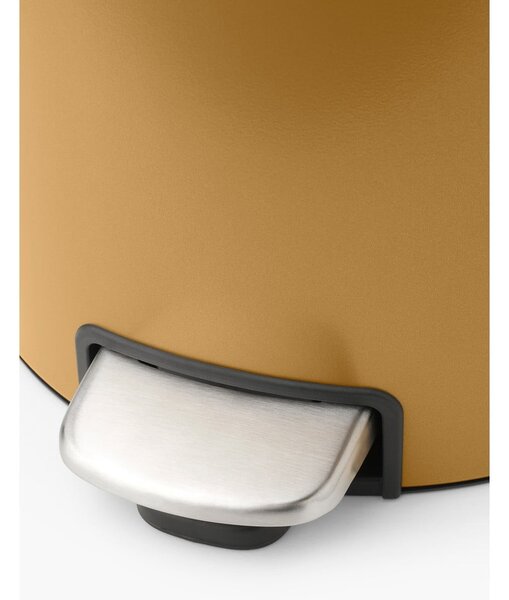 Aranyszínű acél pedálos szemetes 30 l NewIcon – Brabantia