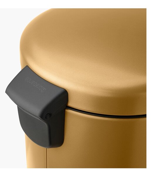 Aranyszínű acél pedálos szemetes 30 l NewIcon – Brabantia