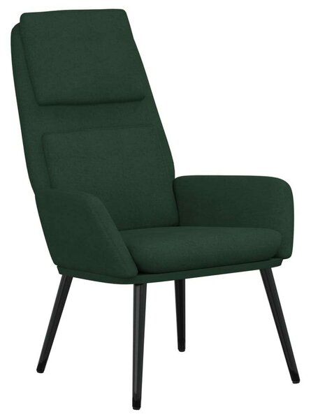 VidaXL Pihenőfotel - Sötétzöld - 70x77x98 cm