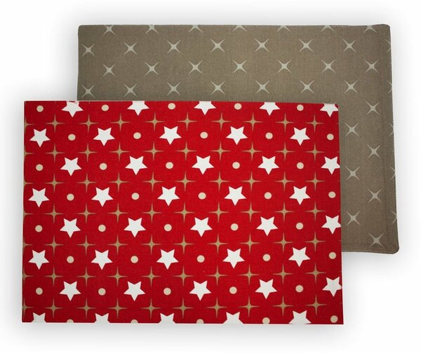 Trade Concept Stars red alátét, 33 x 45 cm