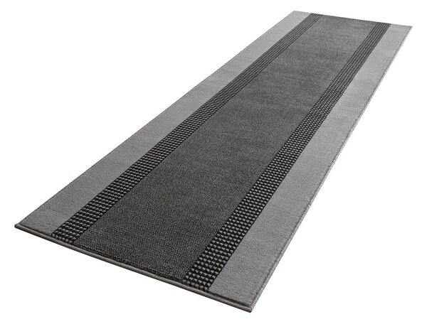 Basic szürke futószőnyeg, 80 x 200 cm - Hanse Home