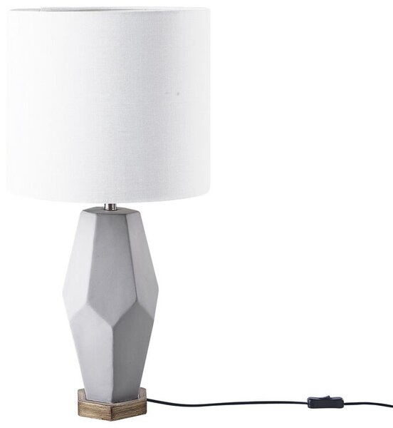 Fehér beton asztali lámpa 66 cm OXLEY