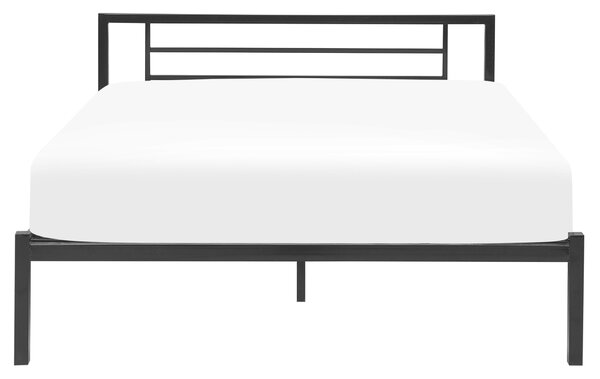 Ágy Fém CUSSET 160 x 200 cm Fekete