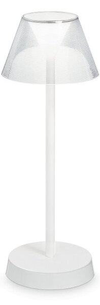 LOLITA LED asztali lámpa, modern, fehér, 450 lm