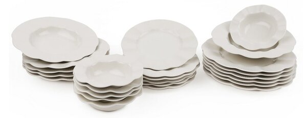 Porcelán hatszemélyes étkészlet 24 db-os Viktor – Kütahya Porselen
