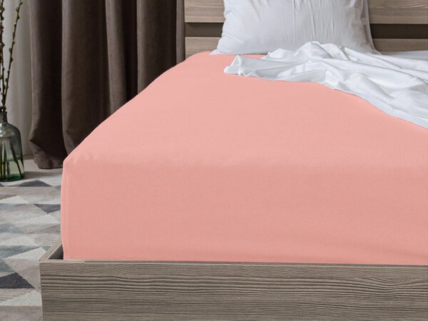 Jersey lepedő világos rózsaszín 160 x 200 cm