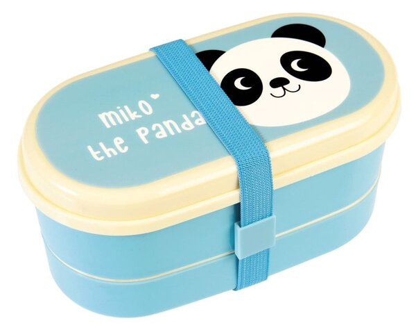 Miko The Panda kék uzsonnásdoboz - Rex London