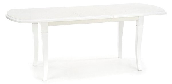 Asztal Houston 1060, 74x90cm, Fehér, Bükkfa