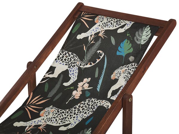 Kétdarabos csere nyugágyhuzat szett ANZIO/AVELLINO 113 x 44 cm Fekete