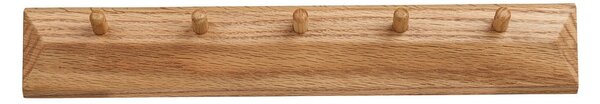 Natúr színű tölgyfa fali fogas 50 cm Barco – House Nordic