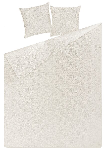 Ágytakaró párnákkal RUDKHAN 140 x 210 cm Törtfehér