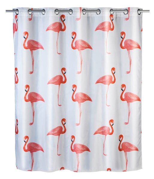 Flamingo penészálló zuhanyfüggöny, 180 x 200 cm - Wenko