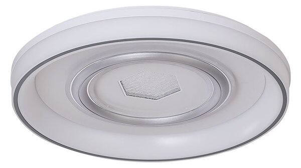 V-TAC mennyezeti dekoratív gyűrűs 55W LED lámpa, CCT, távirányítóval - SKU 24137