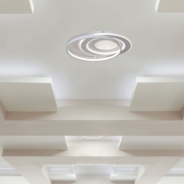 V-TAC mennyezeti dekoratív 60W LED lámpa, 500x420mm, CCT, távirányítóval - SKU 24138