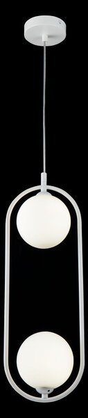 RING fehér színű Modern függőlámpa 2xG9
