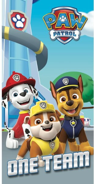 Pamut gyerek fürdőlepedő 70x140 cm Paw Patrol – Jerry Fabrics