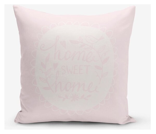 Home Sweet Home pamutkeverék párnahuzat, 45 x 45 cm - Minimalist Cushion Covers