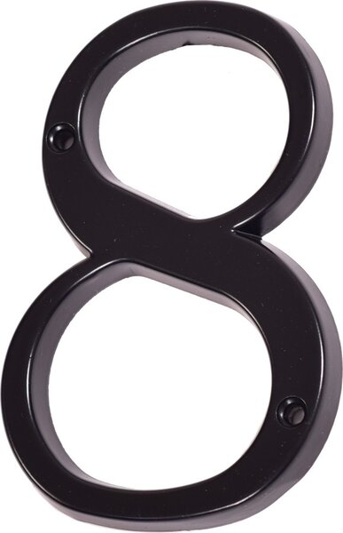 Számjegy " 8 " fekete 120mm