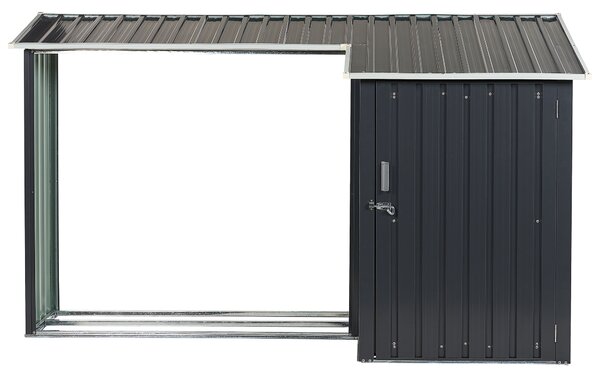Szerszámoskamra AOSTA 270 cm 105 cm Fekete