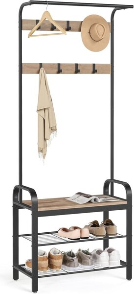 Fogas, Vasagle, barna, 73.6x34x182.5 cm