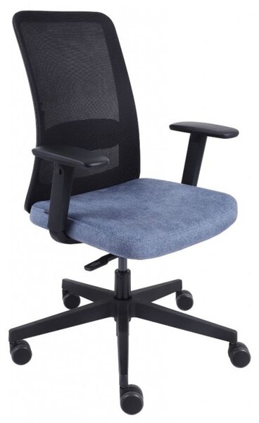 GRO-Nico BS Black ergonomikus forgószék deréktámasszal
