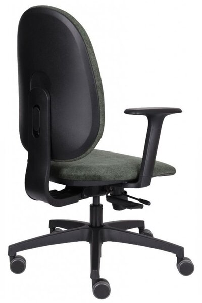 GRO-Milo B Black karfás forgószék