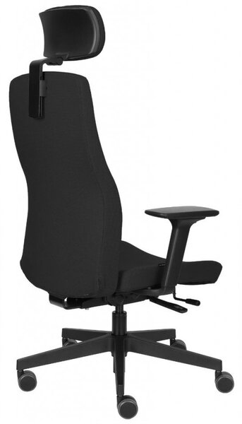 GRO-Team PRO HD Black karfás forgószék fejtámlával