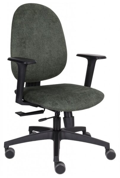 GRO-Milo B Black karfás forgószék