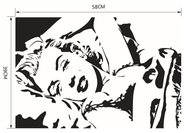Falmatrica"Marilyn Monroe" 39x58 cm