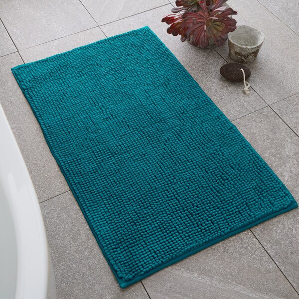 Kékeszöld fürdőszobai kilépő 50x80 cm Bobble – Catherine Lansfield