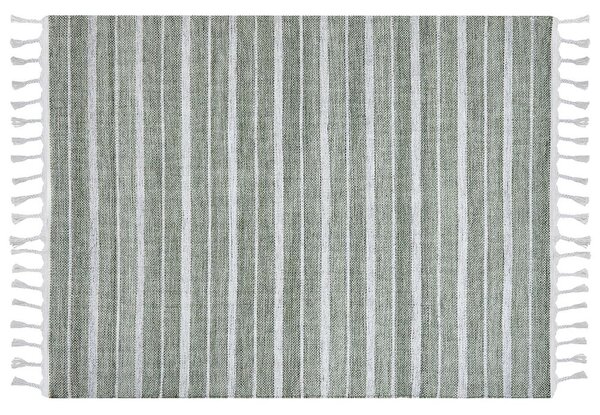 Fehér és zöld szőnyeg 160 x 230 cm BADEMLI