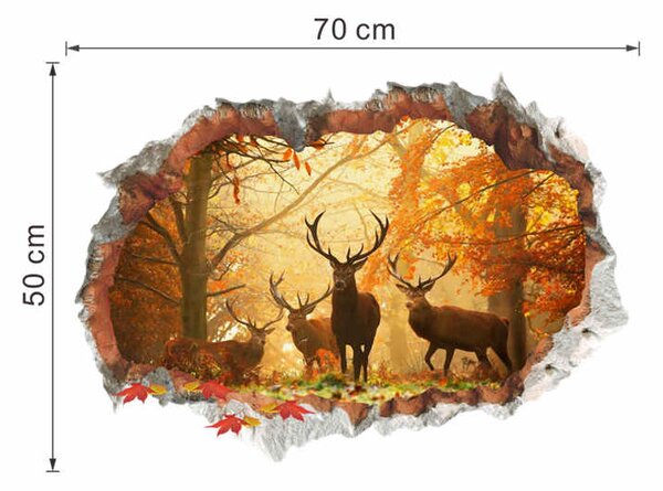 Falmatrica"Szarvasok" 70x50 cm