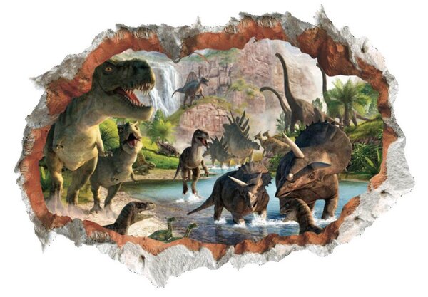 Falmatrica "Dinoszauruszok" 70x50cm