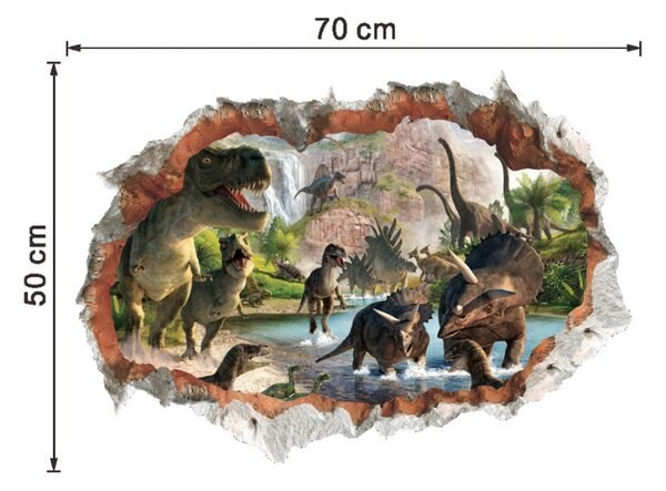 Falmatrica "Dinoszauruszok" 70x50cm