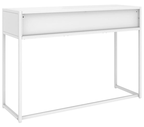 Fehér acél tálalóasztal 106 x 35 x 75 cm