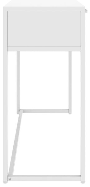 Fehér acél tálalóasztal 106 x 35 x 75 cm