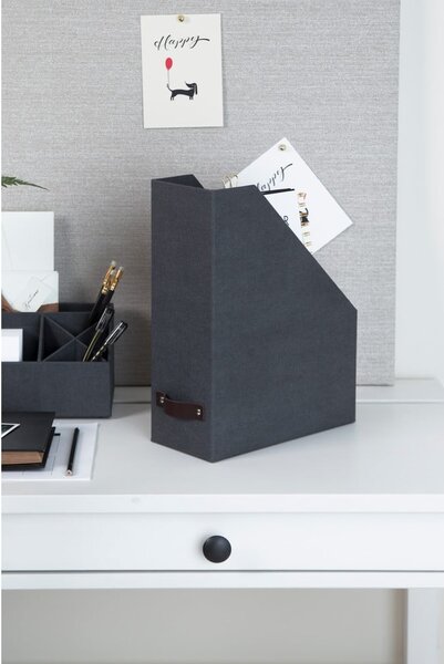 Karton rendszerező dokumentumokhoz Estelle Canvas Paper Laminate – Bigso