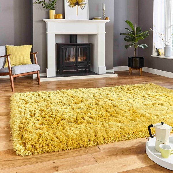 Polar mustársárga szőnyeg, 80 x 150 cm - Think Rugs