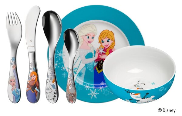 Frozen 6 darabos rozsdamentes, gyerek evőeszköz- és étkészlet - WMF