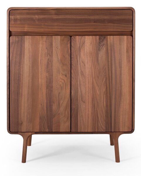Barna diófa komód 90x110x45 cm Fawn – Gazzda